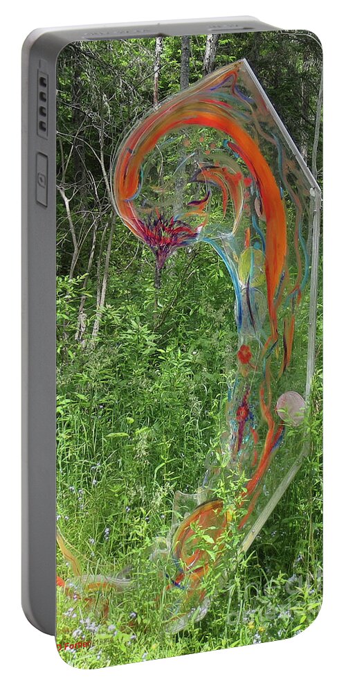 Summer Portable Battery Charger featuring the photograph Animal fabuleux / Fantasy Animal by Dominique Fortier