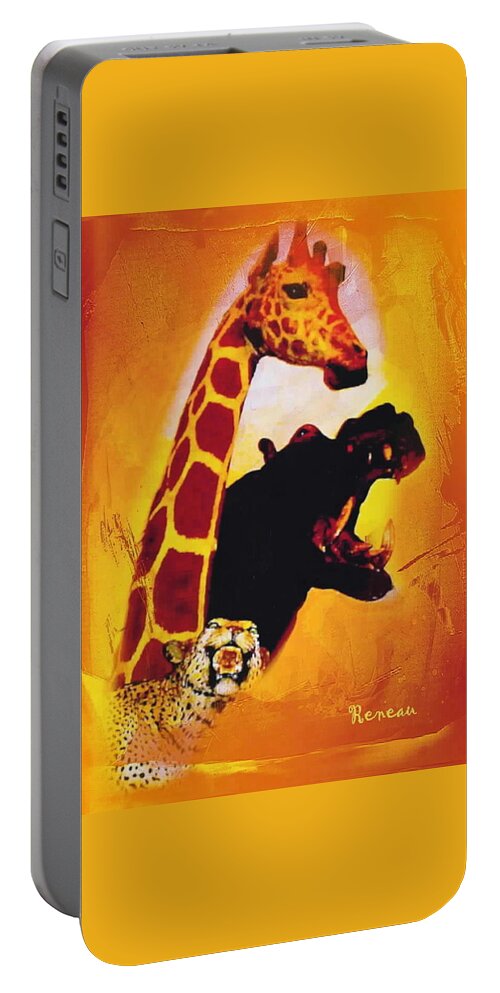Animals Portable Battery Charger featuring the photograph Animal Farm by A L Sadie Reneau