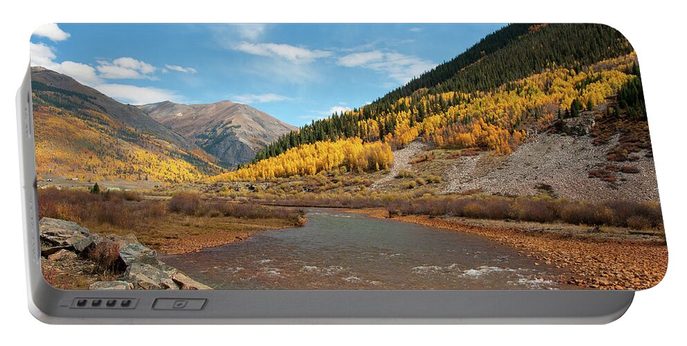 Colorado Portable Battery Charger featuring the photograph Animas River by Steve Stuller