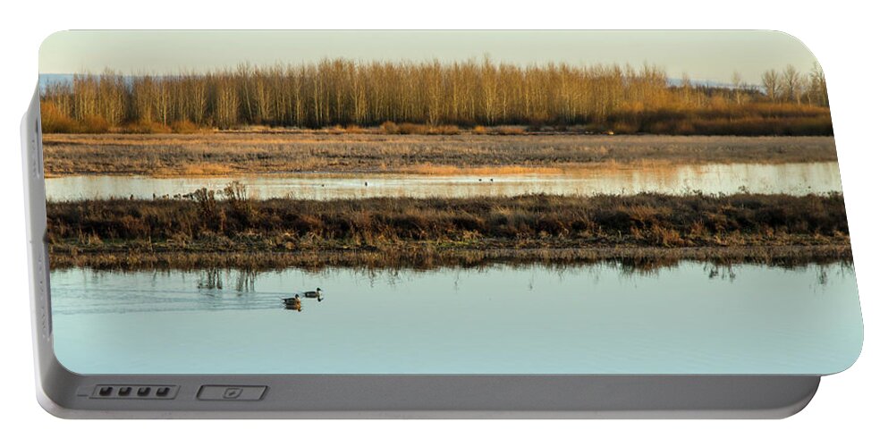 Ankeny Portable Battery Charger featuring the photograph Ankeny Reflections by Nick Boren
