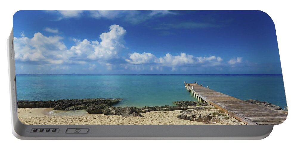 Cozumel Portable Battery Charger featuring the photograph Another Day In Paradise by Tom Mc Nemar