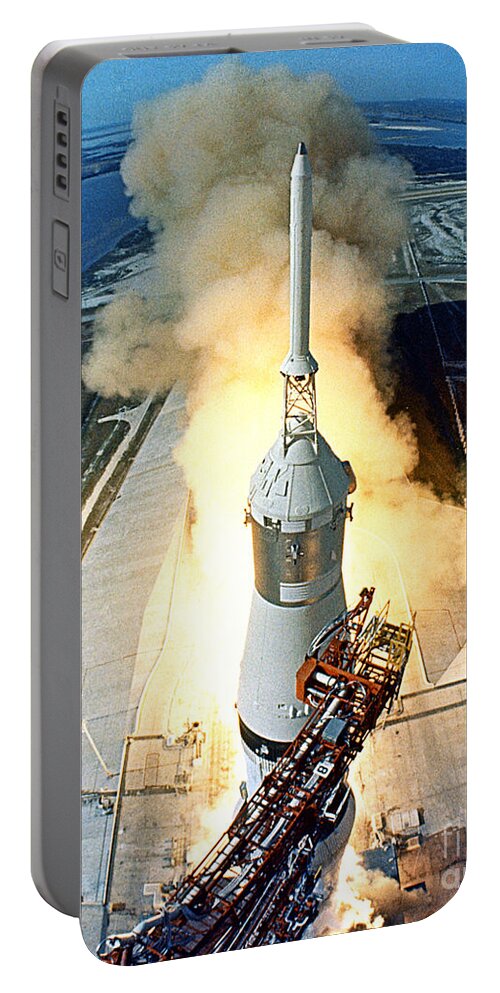 1969 Portable Battery Charger featuring the photograph Apollo 11 Launch by NASA Science Source