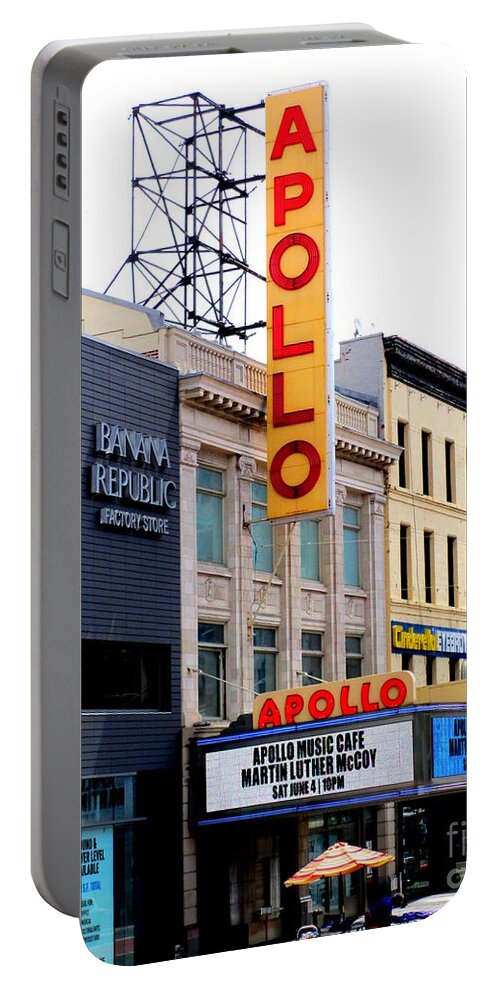 Apollo Theater Portable Battery Charger featuring the photograph Apollo Theater by Randall Weidner