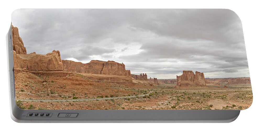 Arches Nat'l Park Portable Battery Charger featuring the photograph Arches Entry by Peter J Sucy