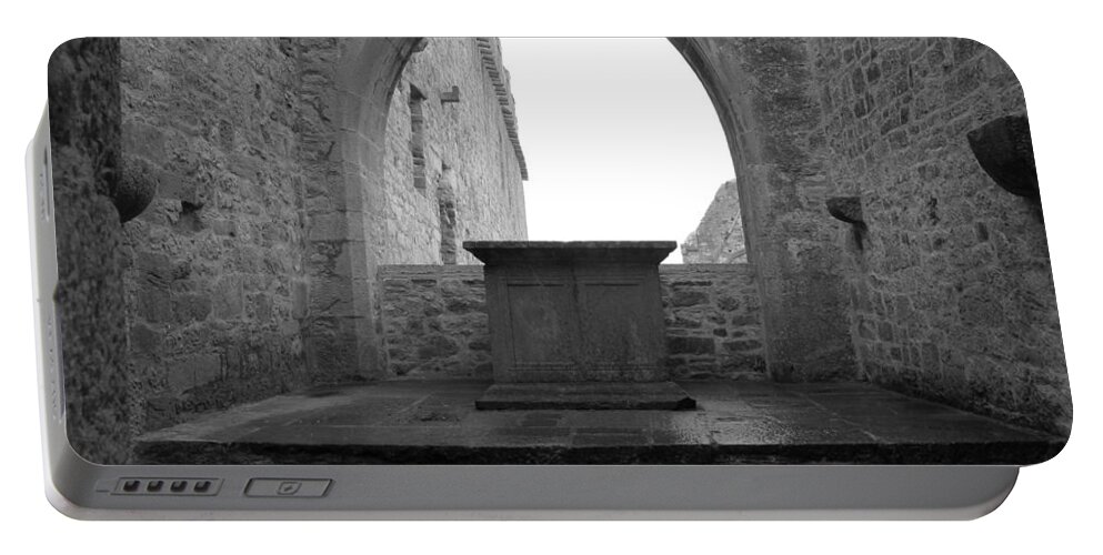 Arch Portable Battery Charger featuring the photograph Ardfert Cathedral by John Moyer