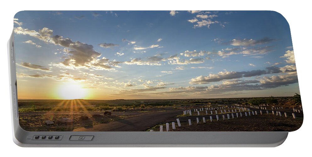 Landscape Portable Battery Charger featuring the photograph Arizona Sunrise by Margaret Pitcher