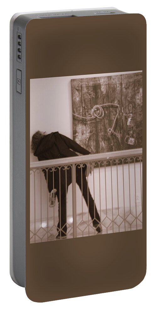 Art Museum Portable Battery Charger featuring the photograph Art from All Angles by Valerie Collins