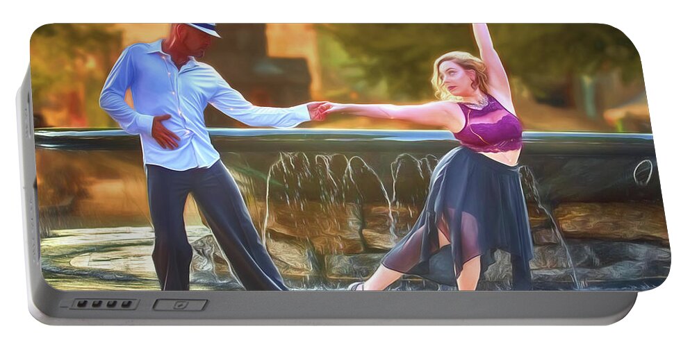 Dance Portable Battery Charger featuring the photograph Art of the Dance by John Haldane