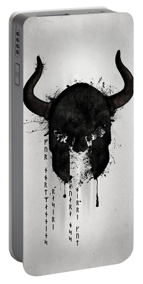 Viking Portable Battery Charger featuring the digital art Northmen by Nicklas Gustafsson