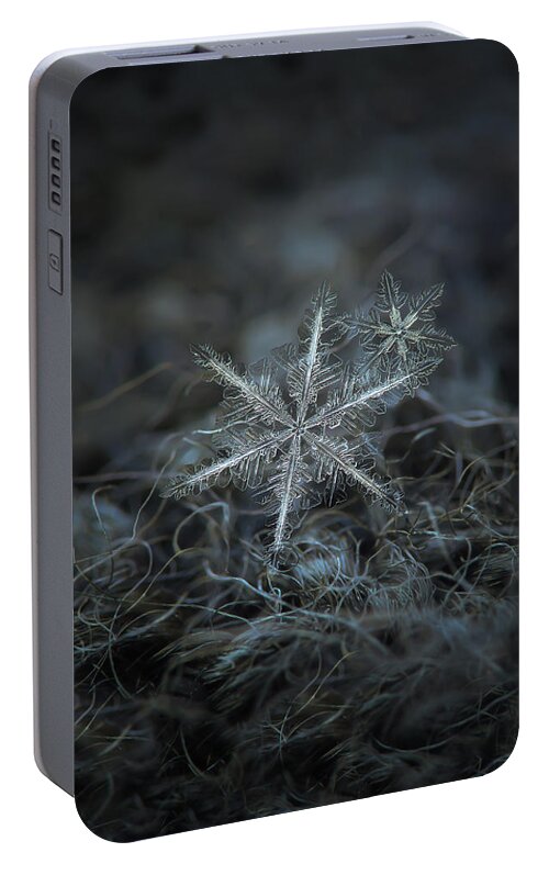 Snowflake Portable Battery Charger featuring the photograph Stars in my pocket like grains of sand by Alexey Kljatov