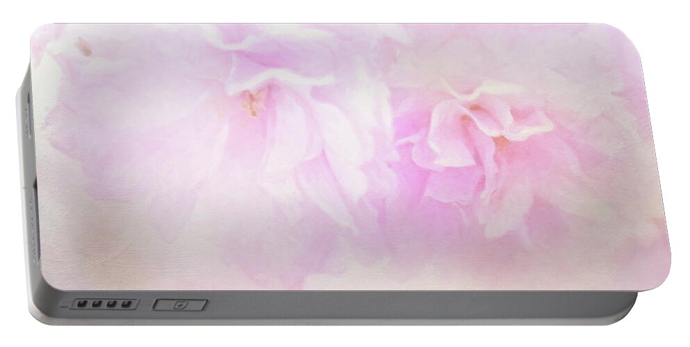 Valentine Portable Battery Charger featuring the photograph Cherry Blossom Valentine by Anita Pollak