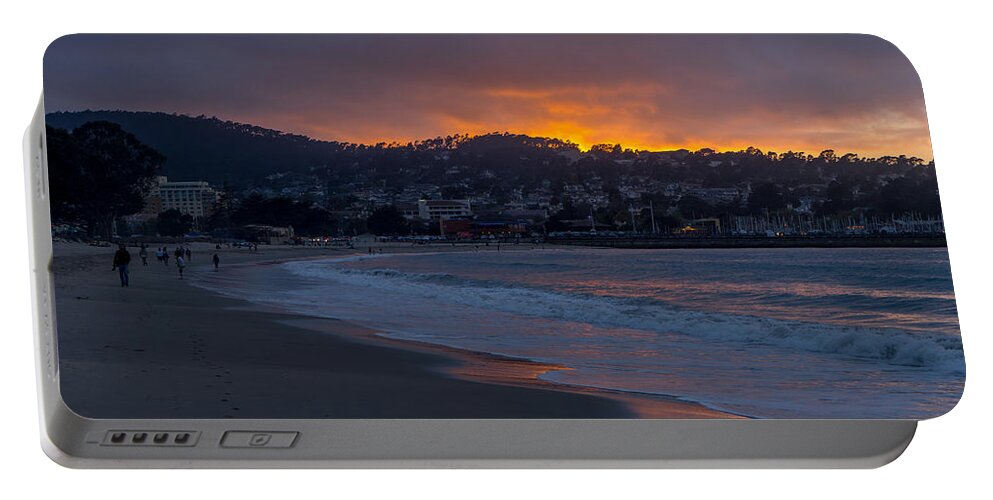 Sunset Portable Battery Charger featuring the photograph As the Sun Sets by Derek Dean