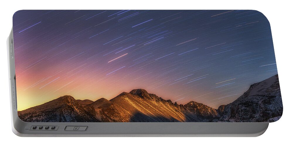 Long Exposure Photography Portable Battery Charger featuring the photograph As the World Turns by Darren White