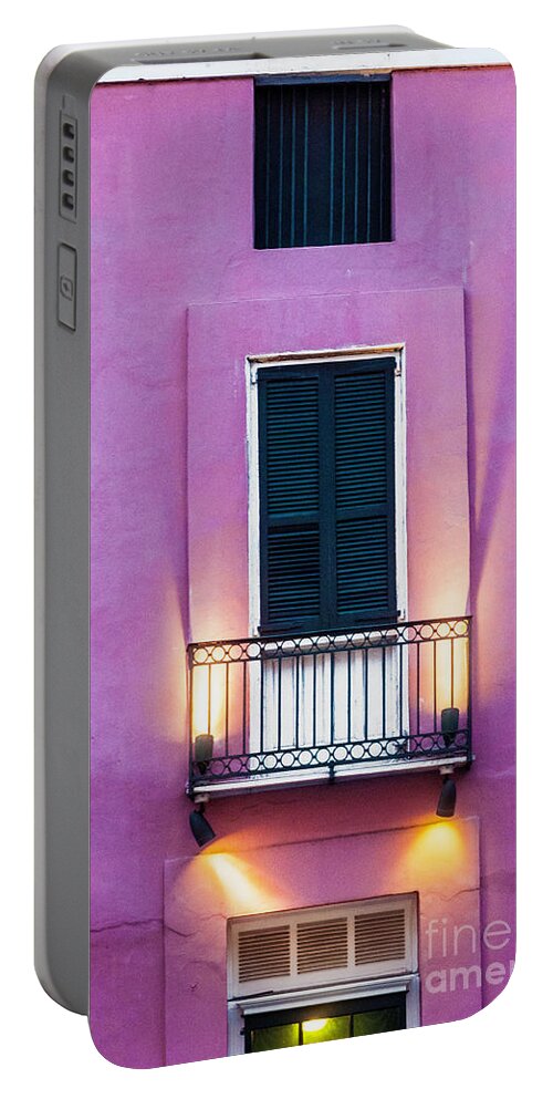 Architecture Portable Battery Charger featuring the photograph At Dusk by Frances Ann Hattier