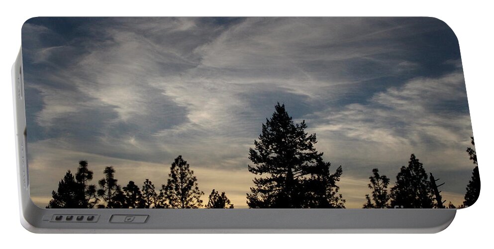 Sky Portable Battery Charger featuring the photograph At the end of the day by Marie Neder