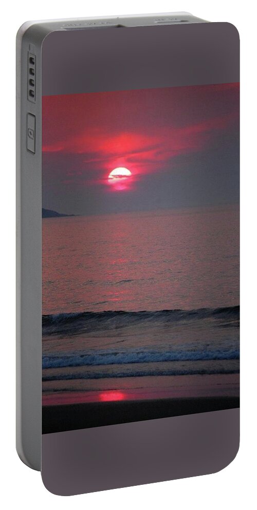 Sunrise Portable Battery Charger featuring the photograph Atlantic Sunrise by Sumoflam Photography