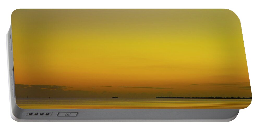 Twilight Portable Battery Charger featuring the photograph Atlantic Twilight by Kevin Cable