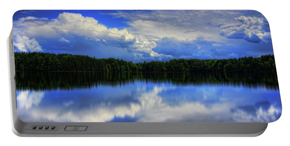 Buck Lake Portable Battery Charger featuring the photograph August Summertime On Buck Lake by Dale Kauzlaric