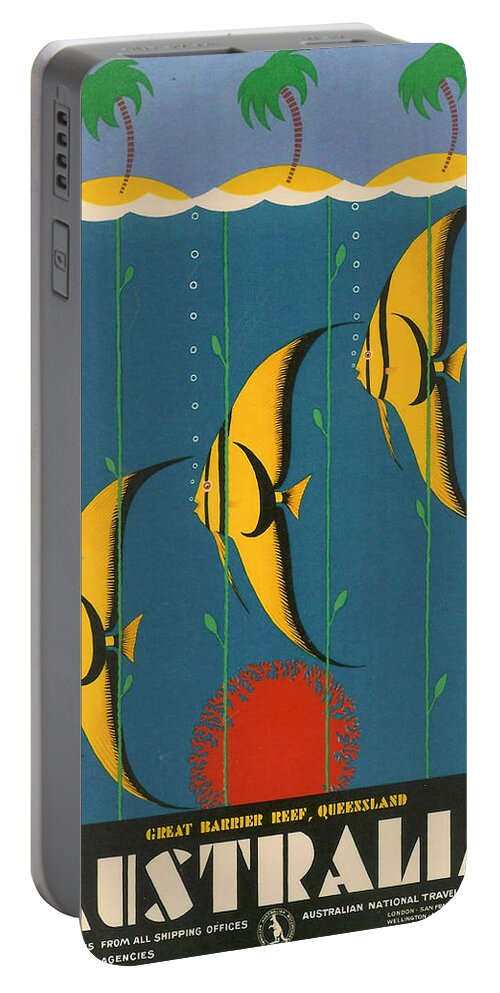 Australia Portable Battery Charger featuring the digital art Australia by Georgia Clare