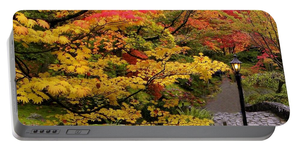 Autumn Portable Battery Charger featuring the photograph Autumn gold by Sheila Ping