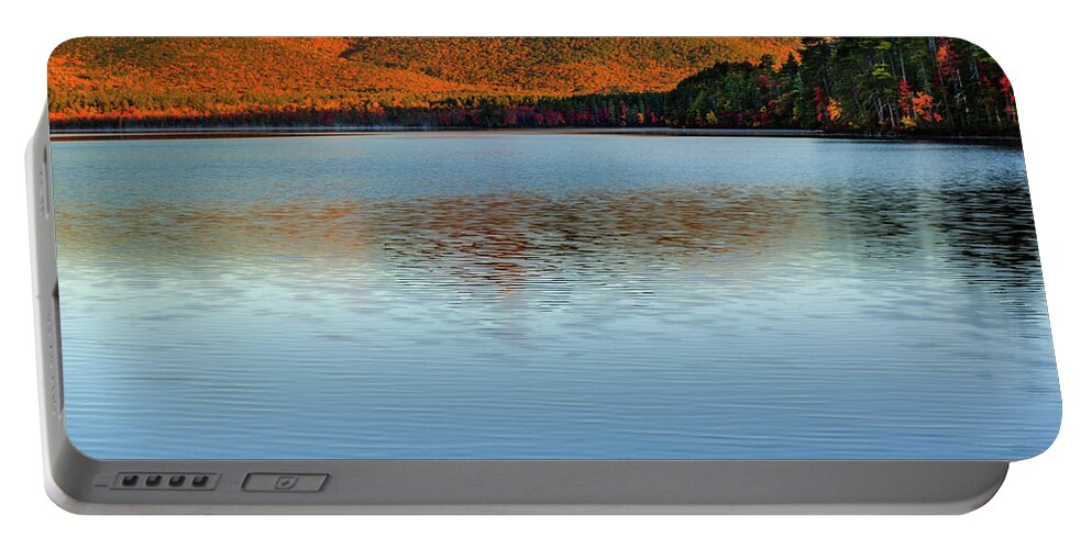 New England Portable Battery Charger featuring the photograph Autumn Sunrise on Mount Chocorua by David Thompsen