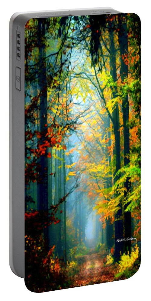 Rafael Salazar Portable Battery Charger featuring the photograph Autumn Trails in Georgia by Rafael Salazar