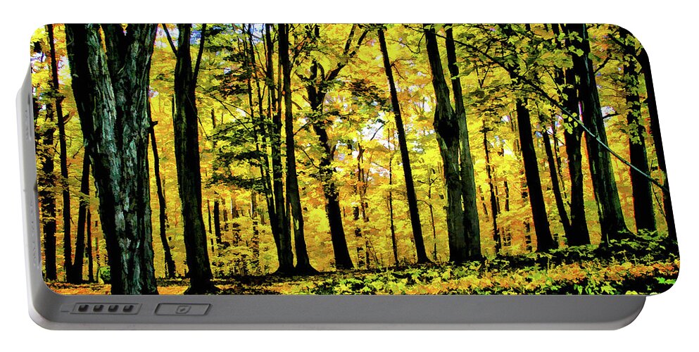 Autumn Portable Battery Charger featuring the photograph Autumn's Glow by Monroe Payne