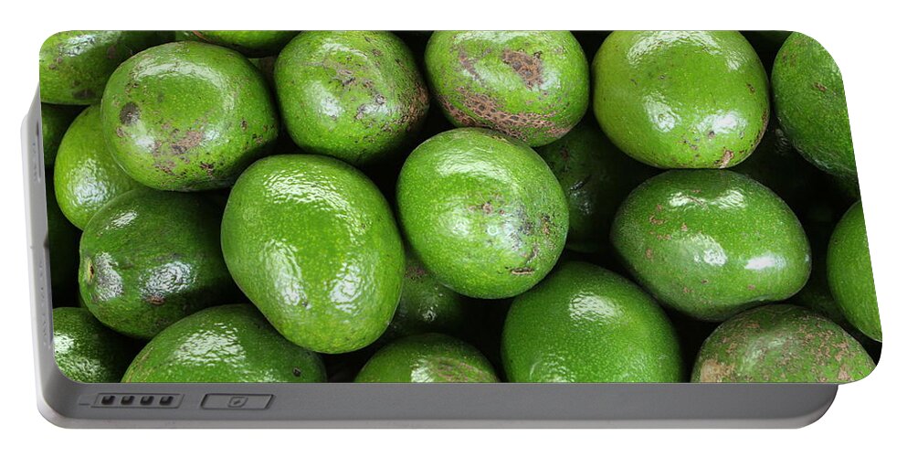 Food Portable Battery Charger featuring the photograph Avocados 243 by Michael Fryd