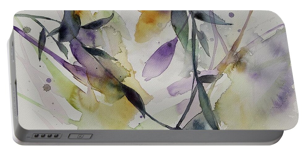 Art Prints Portable Battery Charger featuring the painting Awaken My Soul by Tracy Male