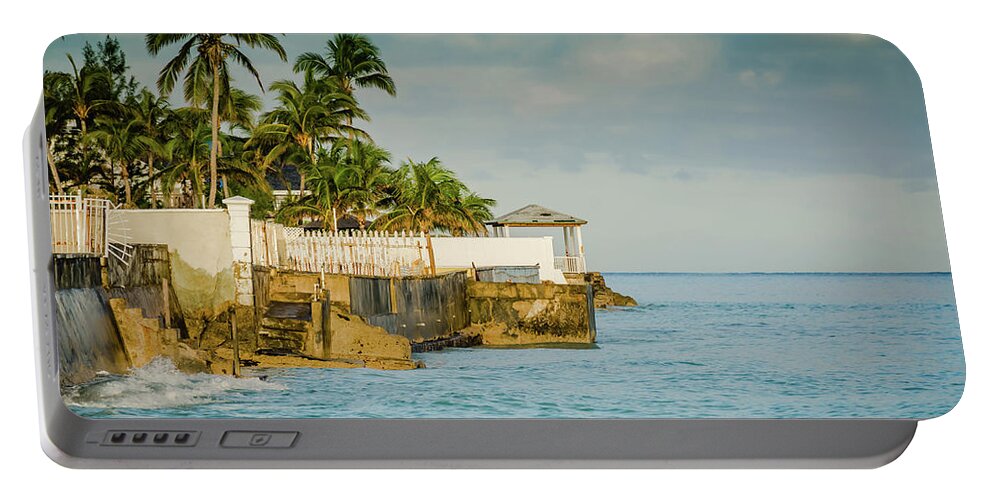Vacation Portable Battery Charger featuring the photograph Bahamas Tropical Coast by Anthony Doudt