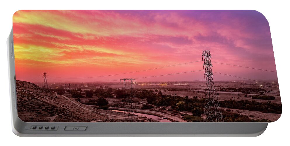 Bakersfield Portable Battery Charger featuring the photograph Bakersfield by Anthony Michael Bonafede