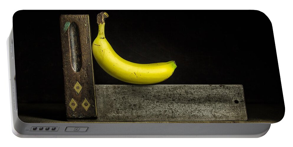 Banana Portable Battery Charger featuring the photograph Bananas ain't square by Nigel R Bell