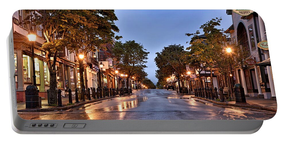 bar Harbor Portable Battery Charger featuring the photograph Bar Harbor - Maine by Brendan Reals