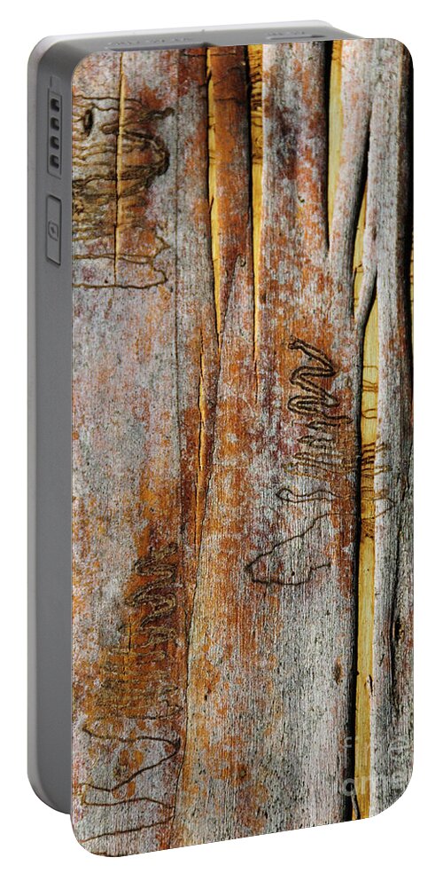 Bark Portable Battery Charger featuring the photograph Bark MK2 by Werner Padarin