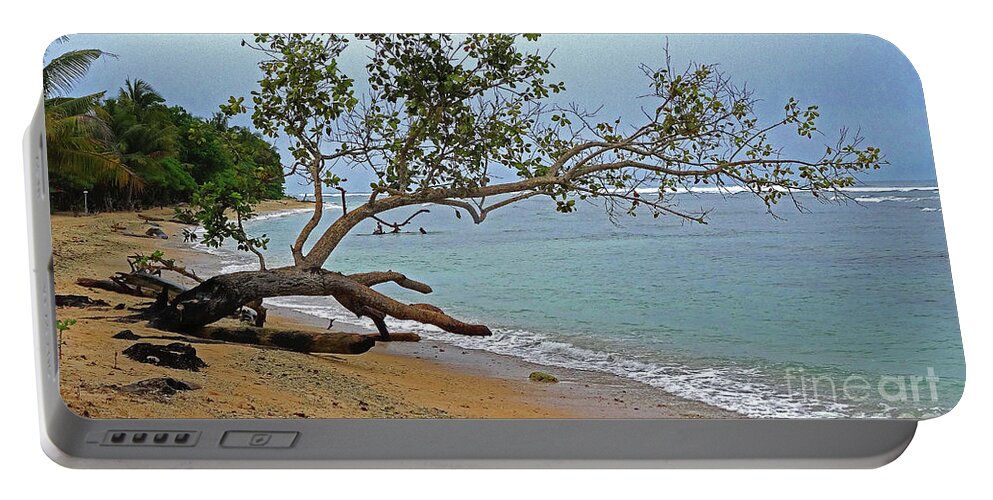 Beach Portable Battery Charger featuring the photograph Base G in Jayapura by Eunice Warfel