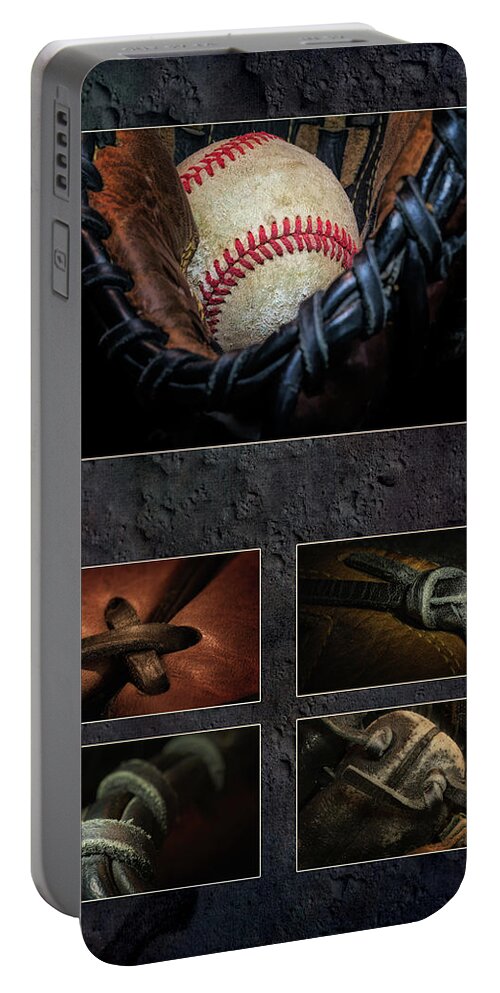 Baseball Portable Battery Charger featuring the photograph Baseball Collage I by Tom Mc Nemar