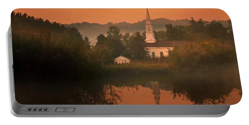 Church Portable Battery Charger featuring the photograph Be Still... by Rob Blair