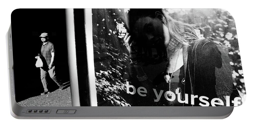 Street Photography Portable Battery Charger featuring the photograph Be You by J C