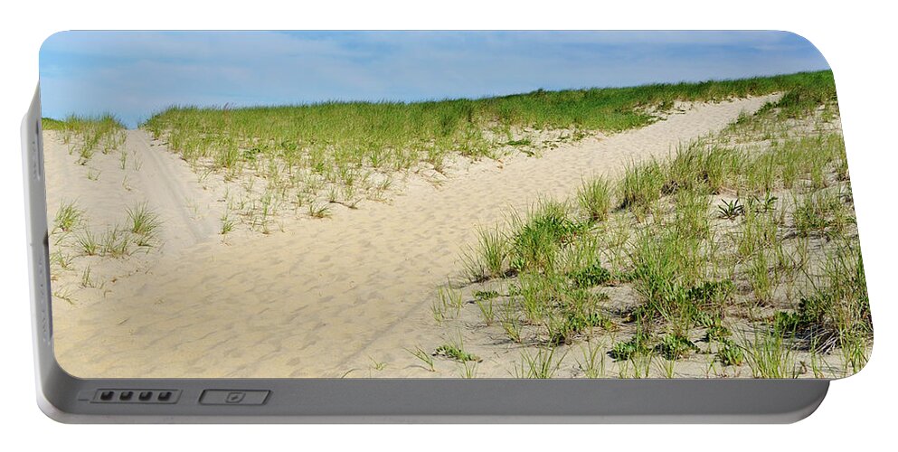 Cape Cod Portable Battery Charger featuring the photograph Beach Crossroads by Luke Moore
