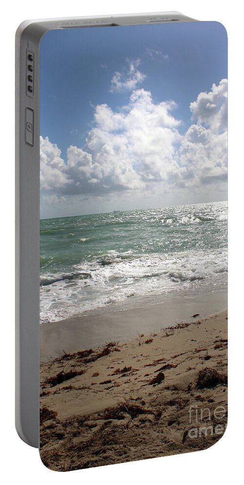 Beach Portable Battery Charger featuring the photograph Beach Scene Vertical by Carol Groenen