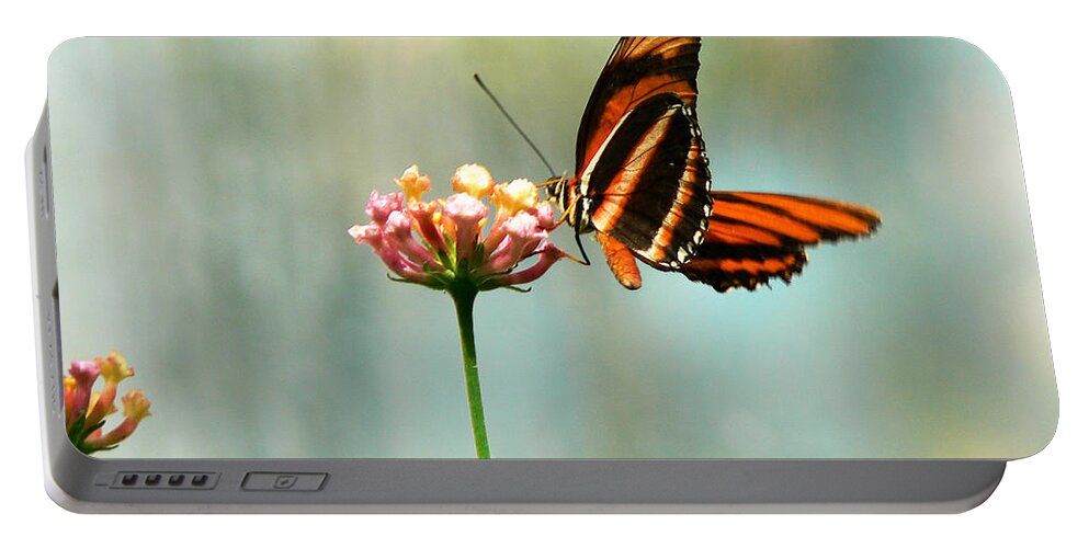 Butterfly Portable Battery Charger featuring the photograph Beautiful Butterfly by Laurel Powell