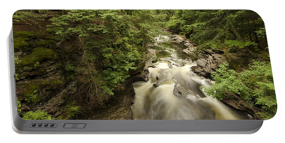 Cascades Portable Battery Charger featuring the photograph Beautiful Cascades by Steve L'Italien