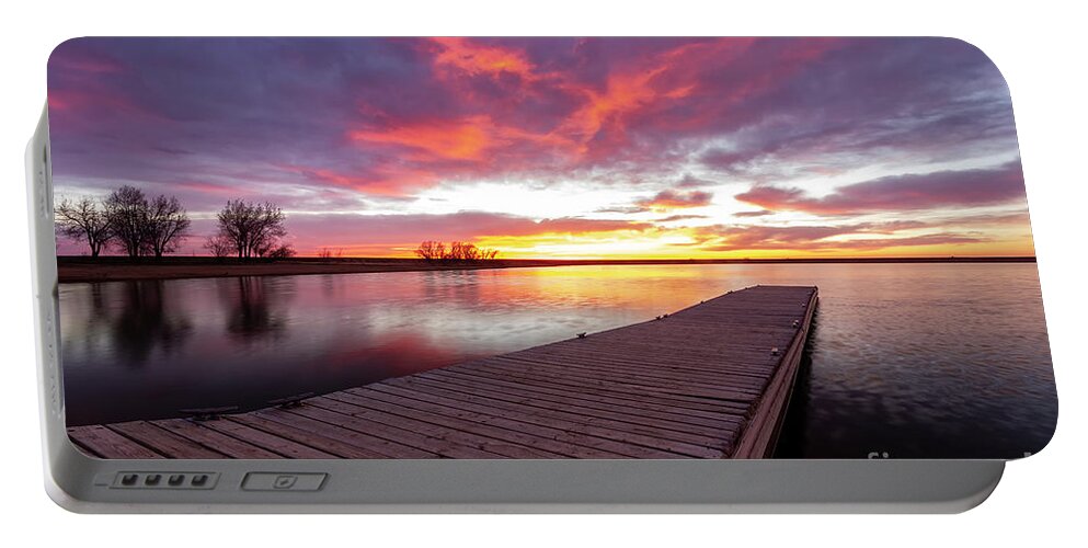 Sunrise Portable Battery Charger featuring the photograph Beautiful Colorado Sunrise by Ronda Kimbrow
