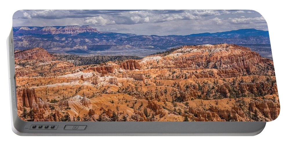 Bryce Portable Battery Charger featuring the photograph Beautiful Day in Bryce Canyon by Peggy Hughes