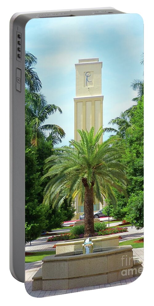 Beautiful Mizner Park In Boca Raton Portable Battery Charger featuring the photograph Beautiful Mizner Park in Boca Raton, Florida. #5 by Robert Birkenes