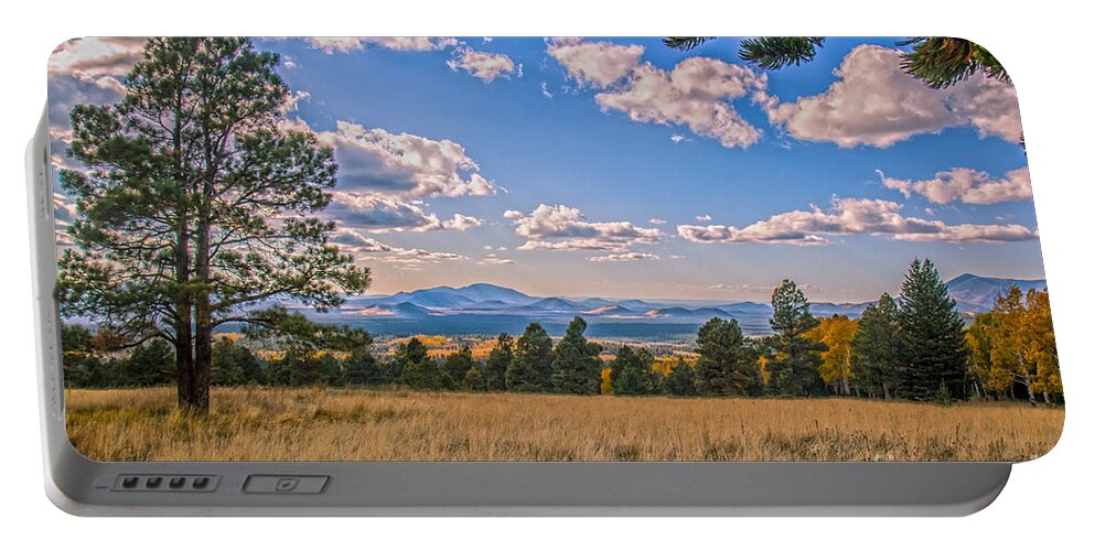 Autumn Portable Battery Charger featuring the photograph Beautiful Snowbowl Landscape by Robert Bales