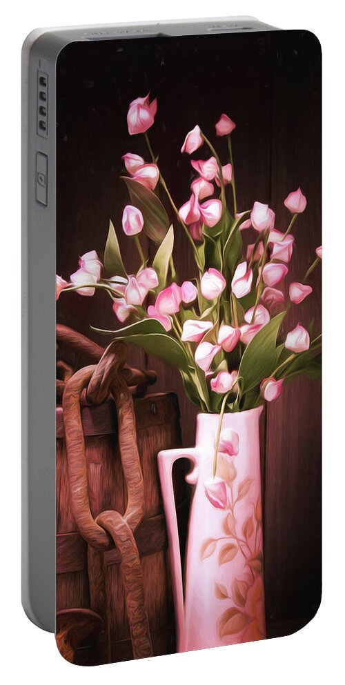 Chain Portable Battery Charger featuring the photograph Beauty Unchained by Tom Mc Nemar