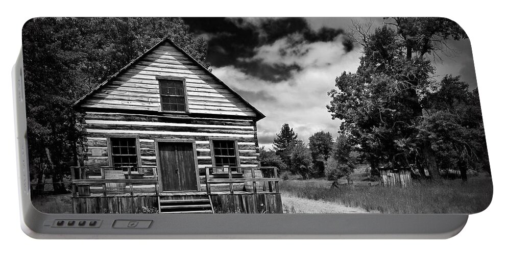 Beckwourth Cabin Portable Battery Charger featuring the photograph Beckwourth Cabin by Mick Burkey