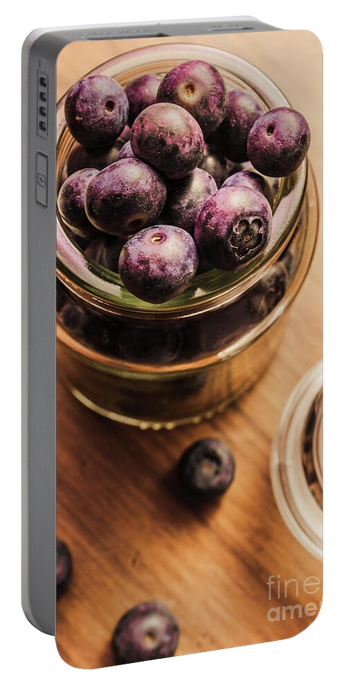 Jam Portable Battery Charger featuring the photograph Berry Jam by Jorgo Photography