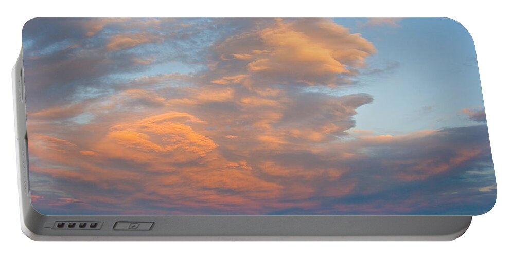 Sunset Portable Battery Charger featuring the photograph Big Country Sunset Sky by James BO Insogna